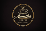 Logo of Apostle's Coffee on a black background